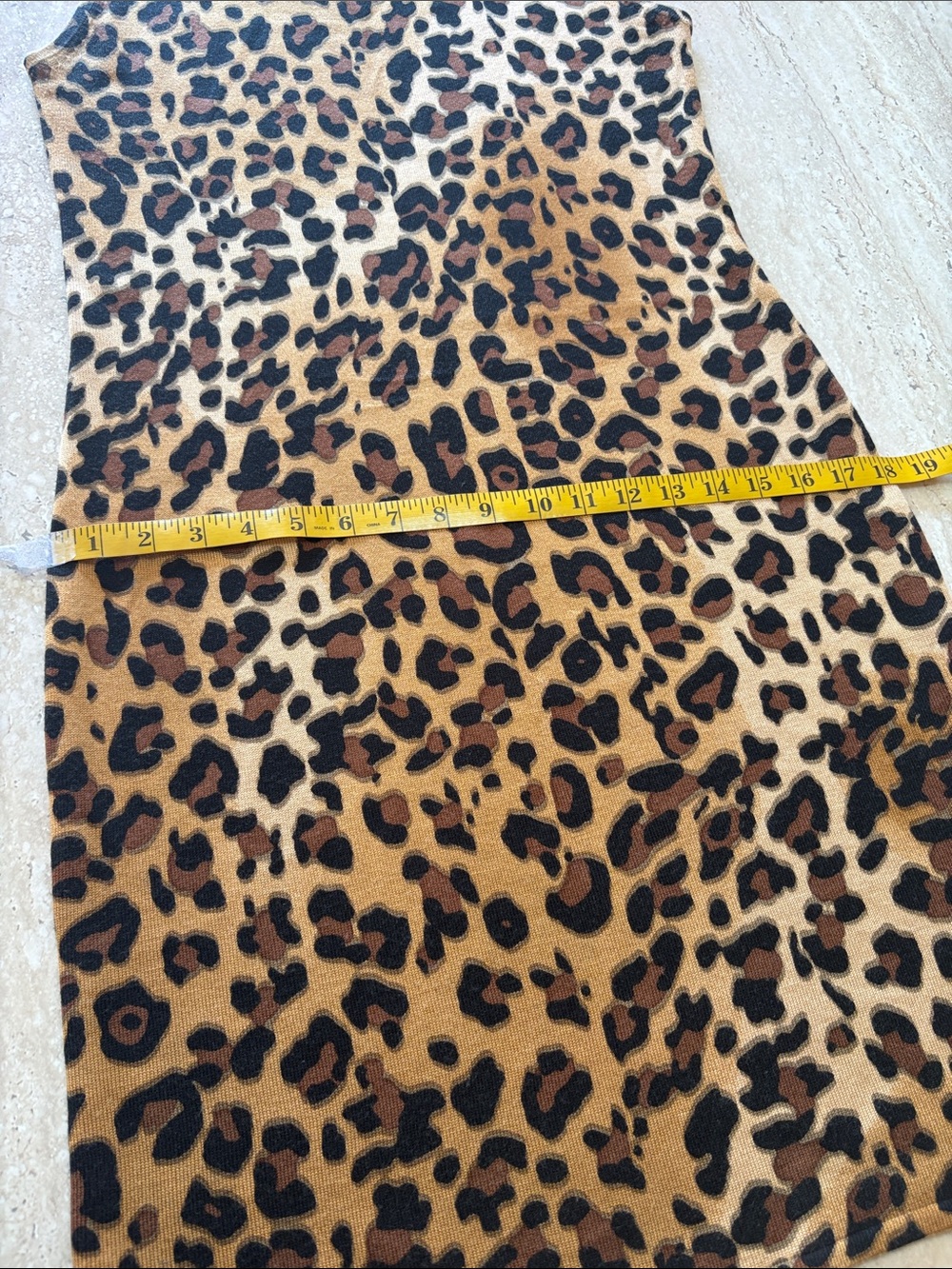 NWOT Calvin Klein Animal Print stretchy dress - Picture 8 of 10